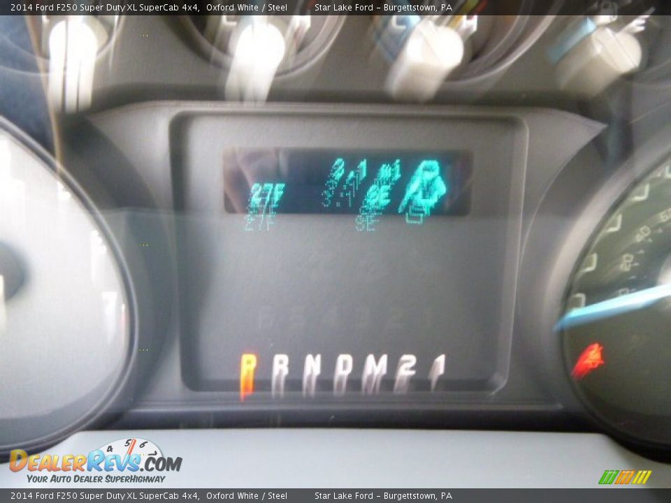 2014 Ford F250 Super Duty XL SuperCab 4x4 Oxford White / Steel Photo #19