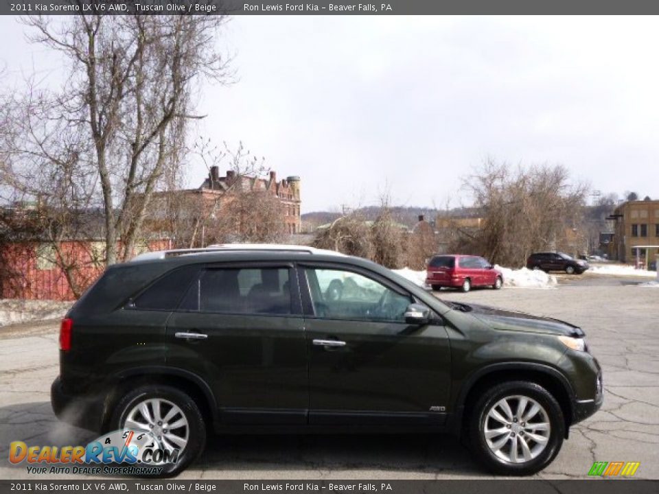 2011 Kia Sorento LX V6 AWD Tuscan Olive / Beige Photo #1