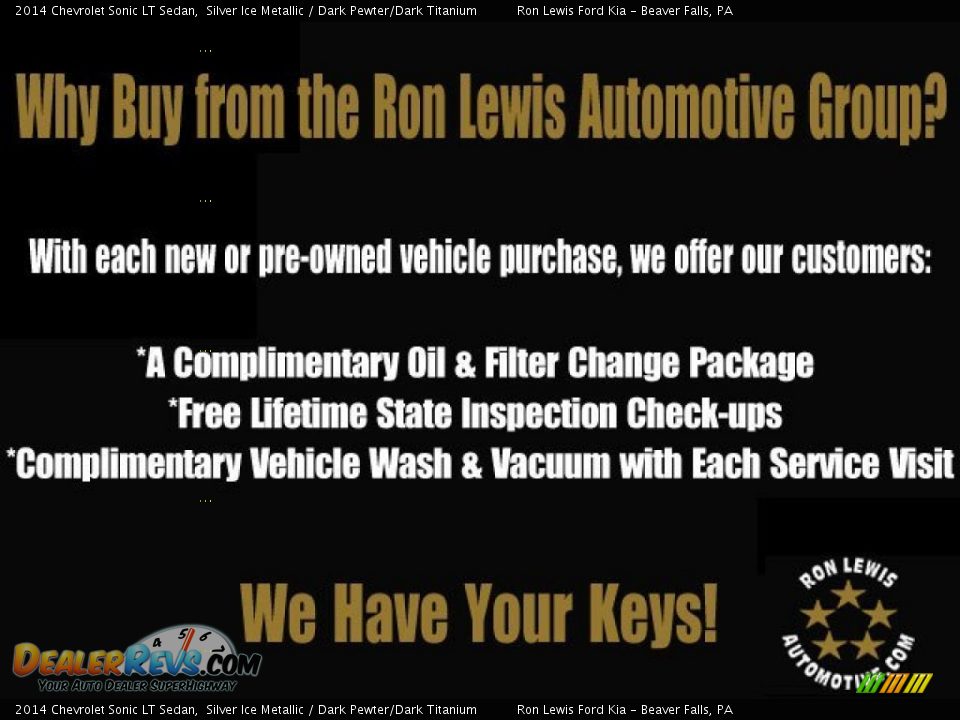 Dealer Info of 2014 Chevrolet Sonic LT Sedan Photo #21