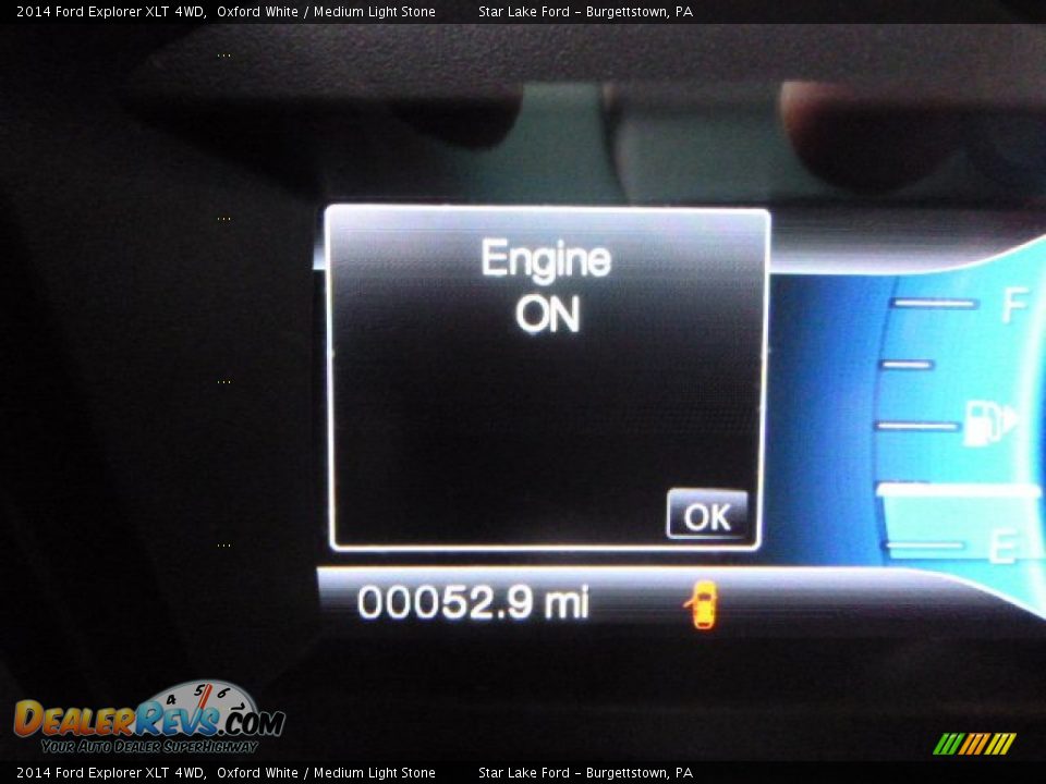 2014 Ford Explorer XLT 4WD Oxford White / Medium Light Stone Photo #19