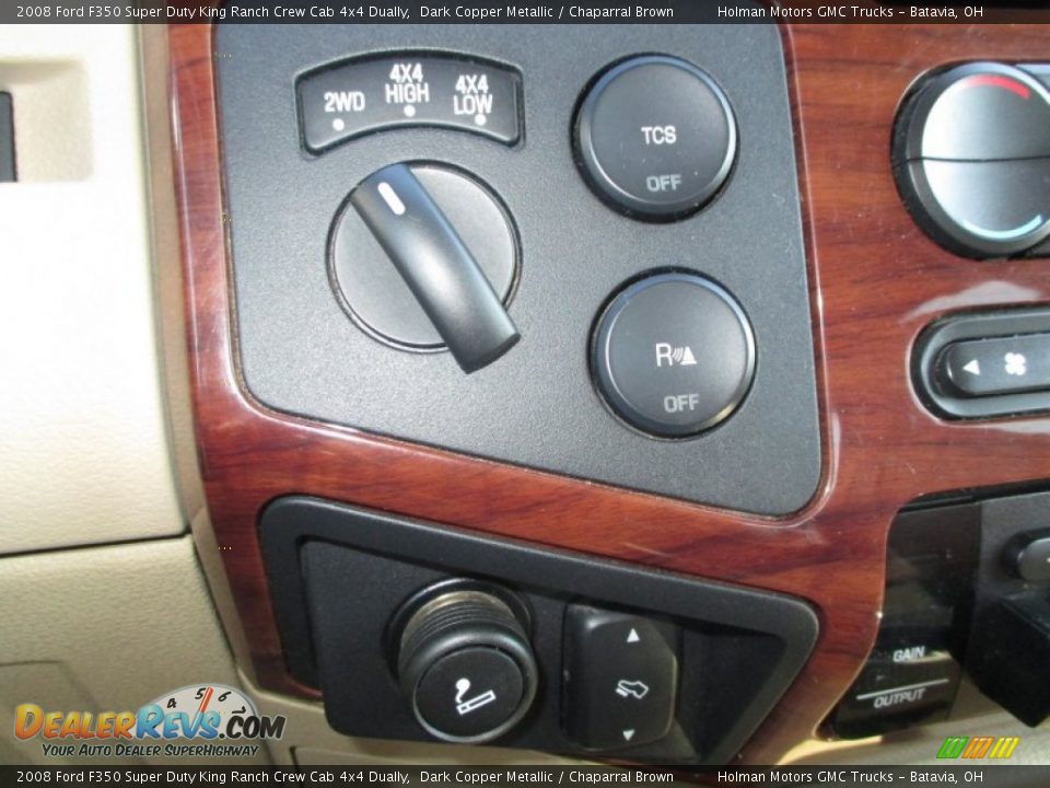 2008 Ford F350 Super Duty King Ranch Crew Cab 4x4 Dually Dark Copper Metallic / Chaparral Brown Photo #14