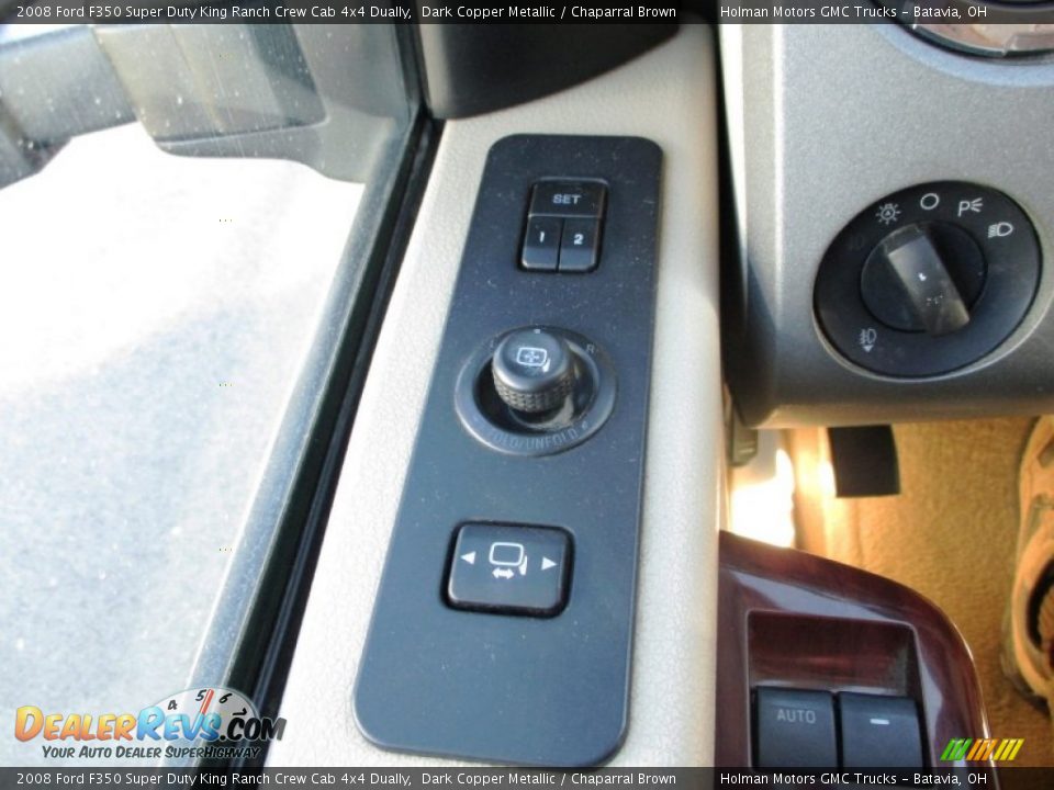 2008 Ford F350 Super Duty King Ranch Crew Cab 4x4 Dually Dark Copper Metallic / Chaparral Brown Photo #23
