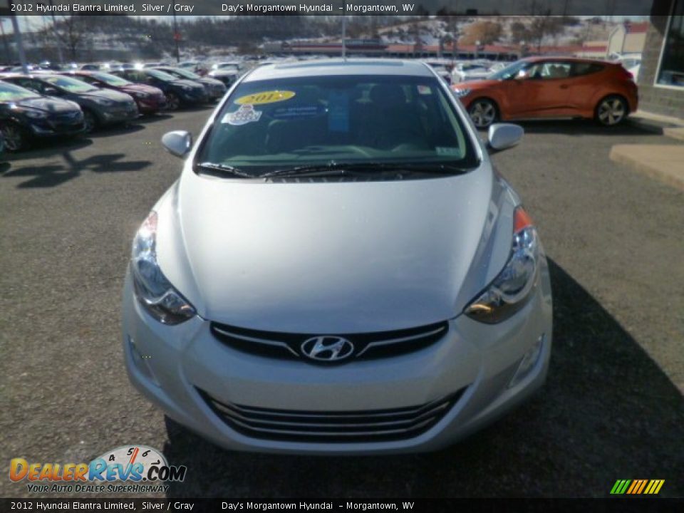 2012 Hyundai Elantra Limited Silver / Gray Photo #2