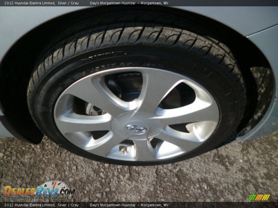 2012 Hyundai Elantra Limited Silver / Gray Photo #9