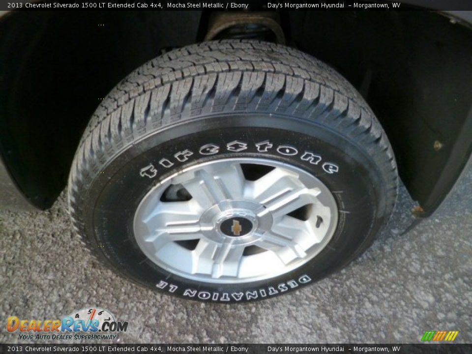 2013 Chevrolet Silverado 1500 LT Extended Cab 4x4 Mocha Steel Metallic / Ebony Photo #9