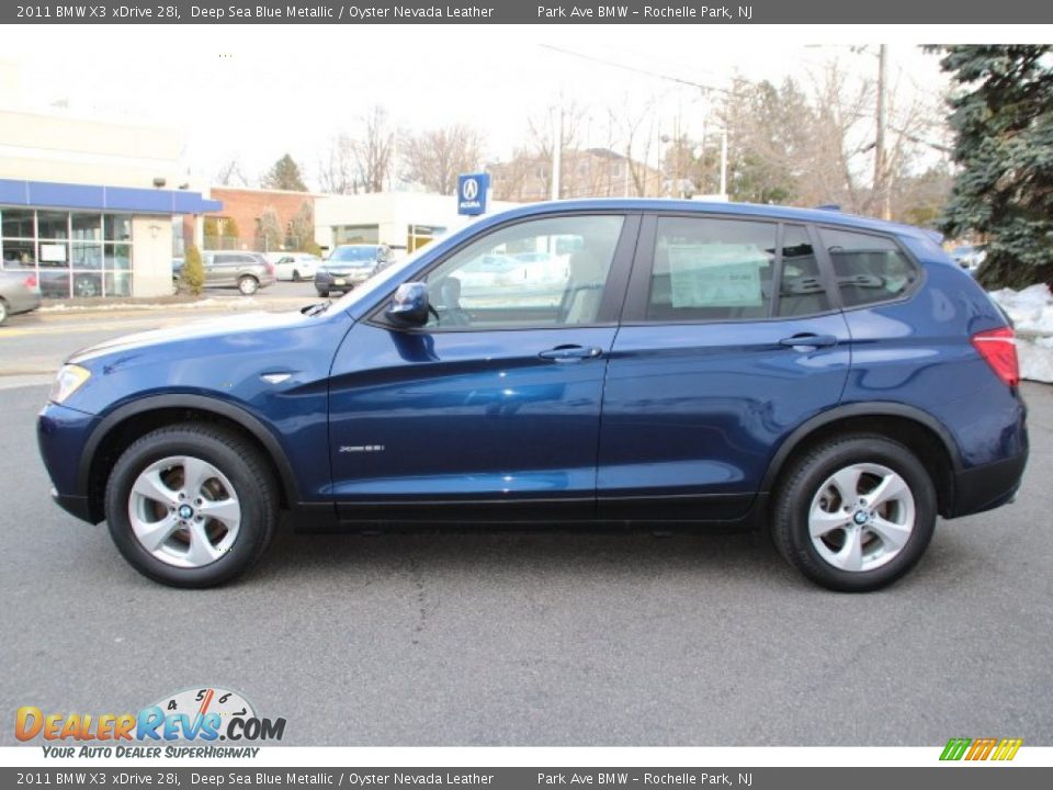 Deep Sea Blue Metallic 2011 BMW X3 xDrive 28i Photo #5