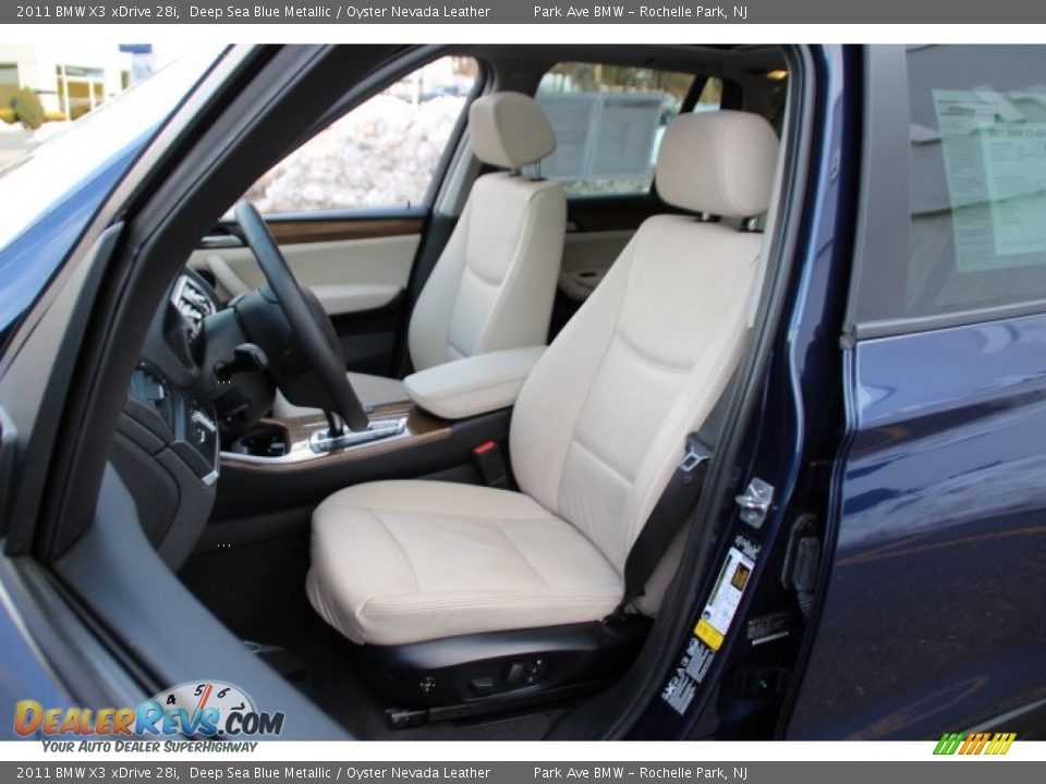 Front Seat of 2011 BMW X3 xDrive 28i Photo #11