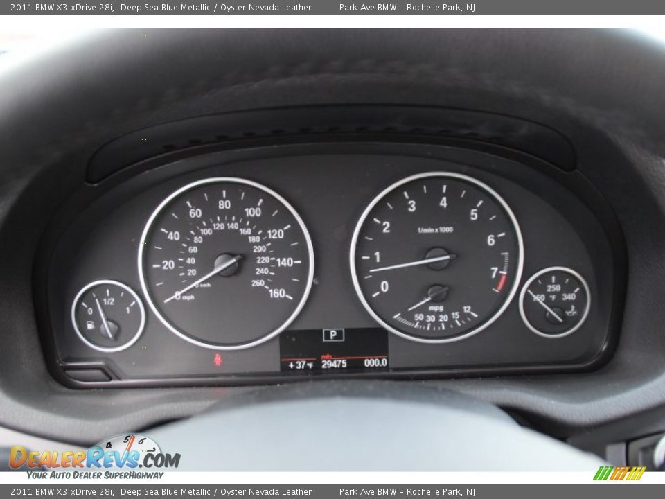 2011 BMW X3 xDrive 28i Gauges Photo #18