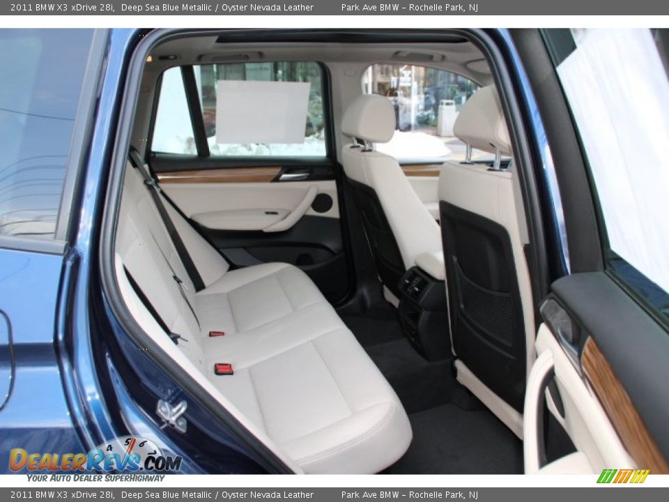 Rear Seat of 2011 BMW X3 xDrive 28i Photo #23
