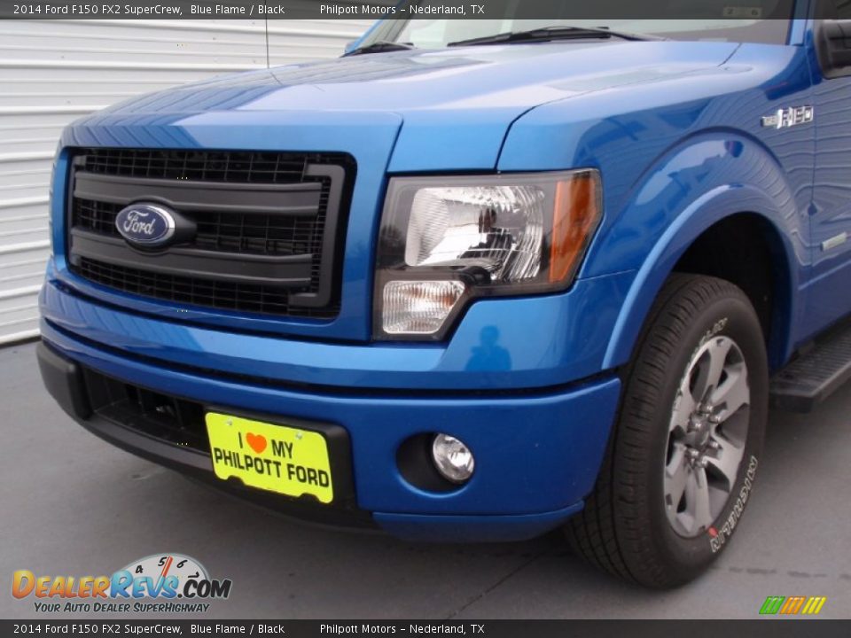2014 Ford F150 FX2 SuperCrew Blue Flame / Black Photo #11