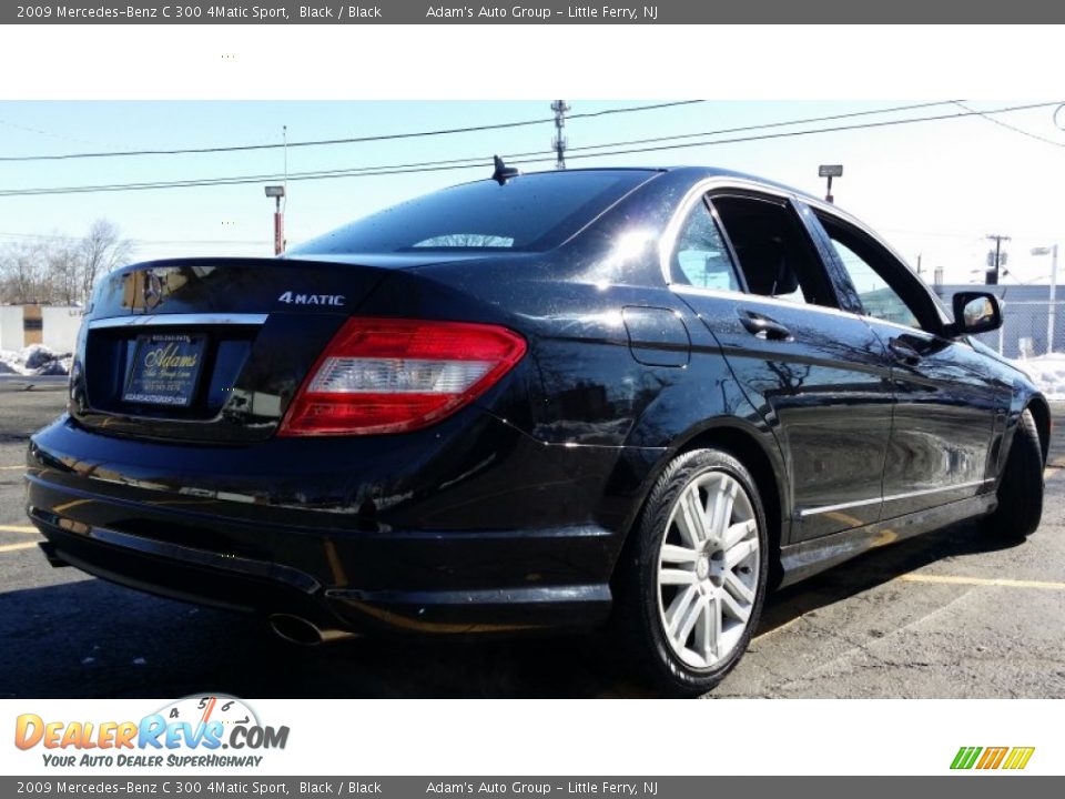 2009 Mercedes-Benz C 300 4Matic Sport Black / Black Photo #4