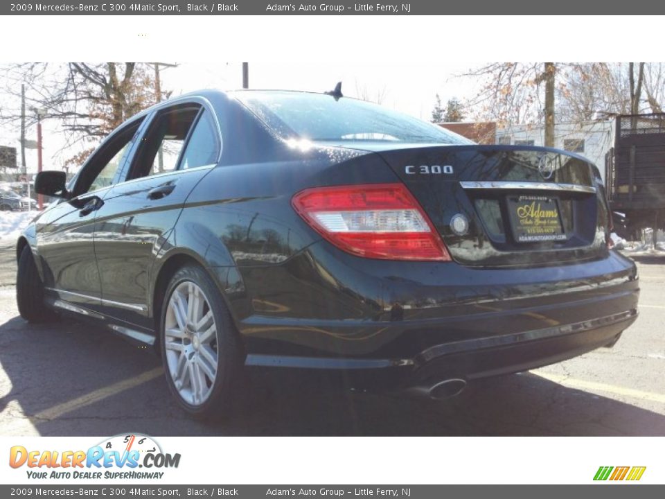 2009 Mercedes-Benz C 300 4Matic Sport Black / Black Photo #6