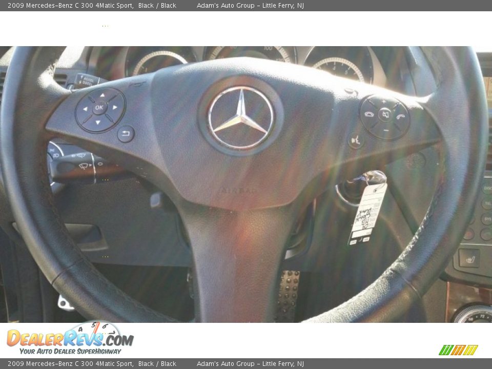 2009 Mercedes-Benz C 300 4Matic Sport Black / Black Photo #10