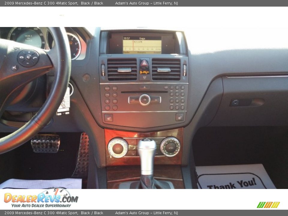 2009 Mercedes-Benz C 300 4Matic Sport Black / Black Photo #12