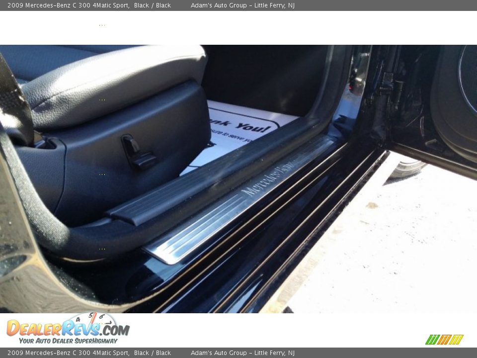 2009 Mercedes-Benz C 300 4Matic Sport Black / Black Photo #28
