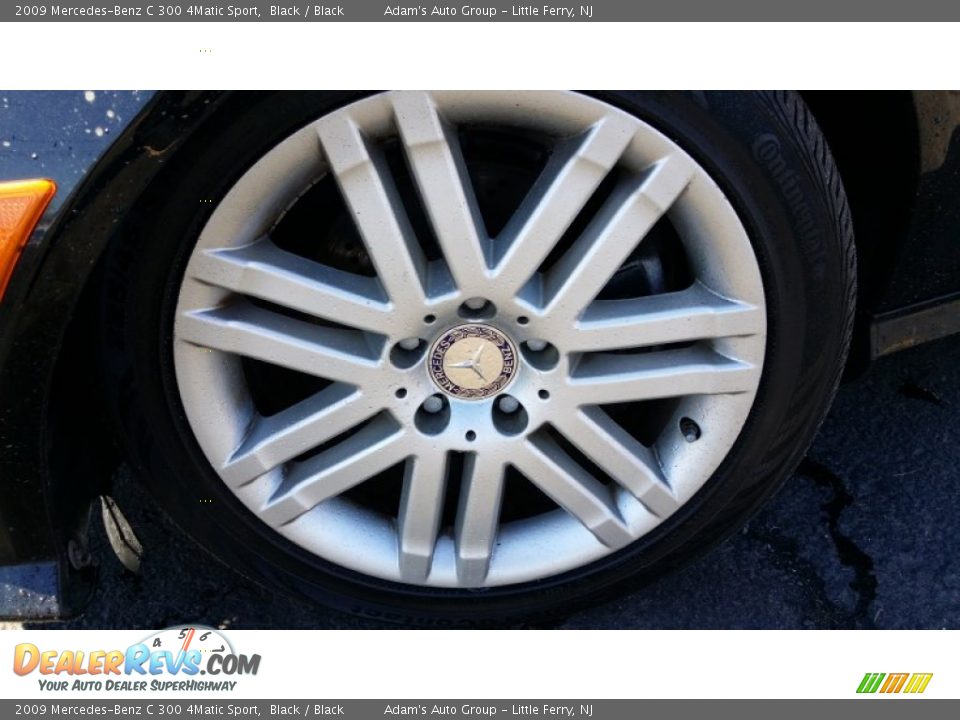 2009 Mercedes-Benz C 300 4Matic Sport Black / Black Photo #32