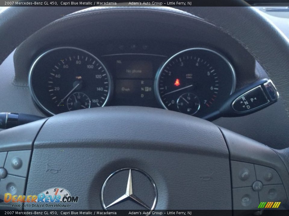 2007 Mercedes-Benz GL 450 Capri Blue Metallic / Macadamia Photo #9