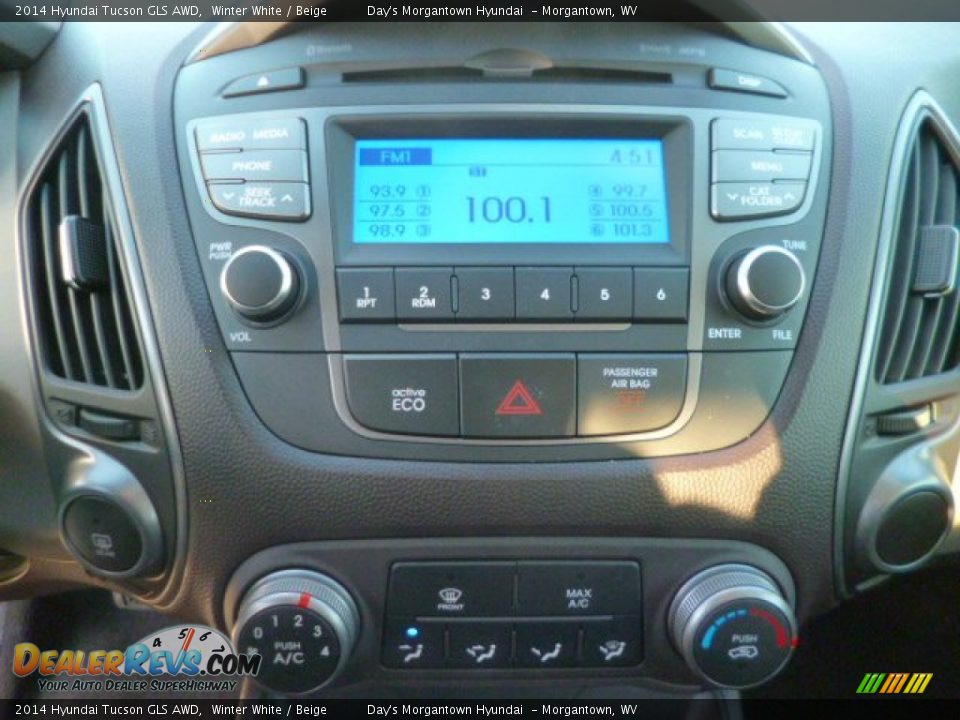 2014 Hyundai Tucson GLS AWD Winter White / Beige Photo #19