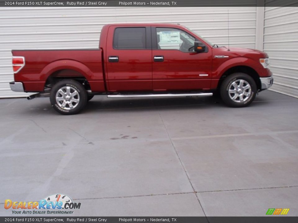 Ruby Red 2014 Ford F150 XLT SuperCrew Photo #3