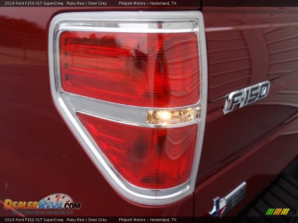 2014 Ford F150 XLT SuperCrew Ruby Red / Steel Grey Photo #18