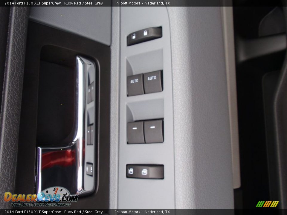 2014 Ford F150 XLT SuperCrew Ruby Red / Steel Grey Photo #27