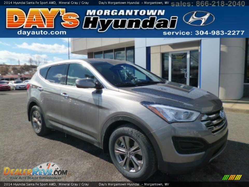2014 Hyundai Santa Fe Sport AWD Mineral Gray / Gray Photo #1