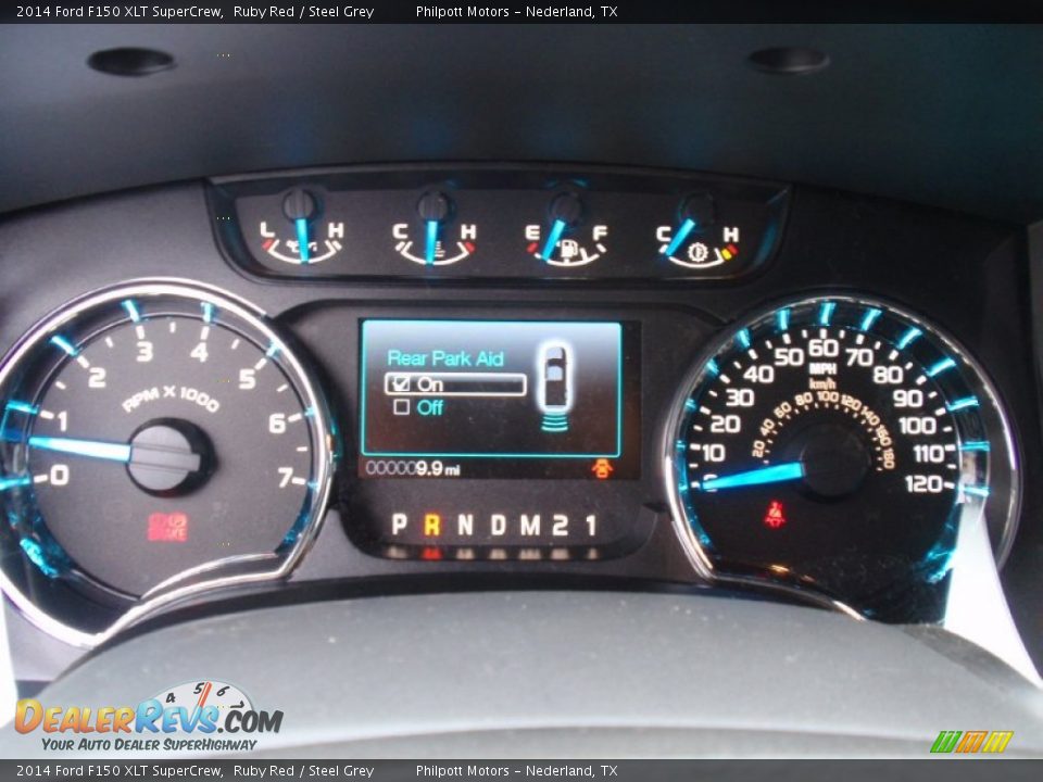 2014 Ford F150 XLT SuperCrew Ruby Red / Steel Grey Photo #34