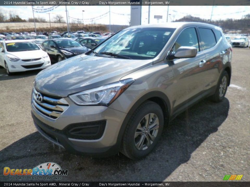 2014 Hyundai Santa Fe Sport AWD Mineral Gray / Gray Photo #3