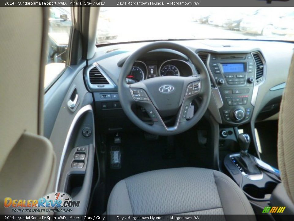 2014 Hyundai Santa Fe Sport AWD Mineral Gray / Gray Photo #14