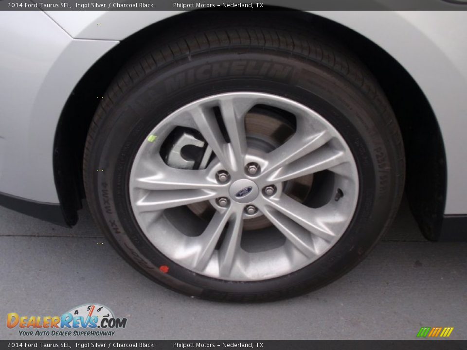 2014 Ford Taurus SEL Ingot Silver / Charcoal Black Photo #12