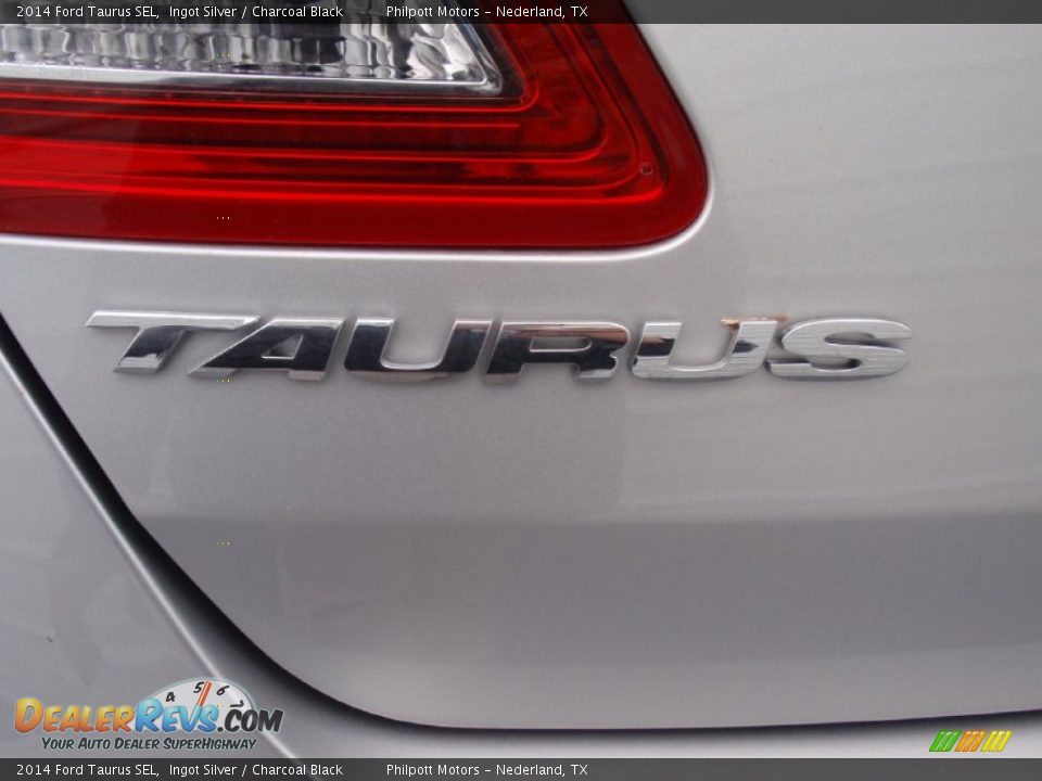 2014 Ford Taurus SEL Ingot Silver / Charcoal Black Photo #14