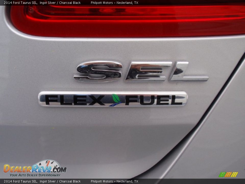 2014 Ford Taurus SEL Ingot Silver / Charcoal Black Photo #15