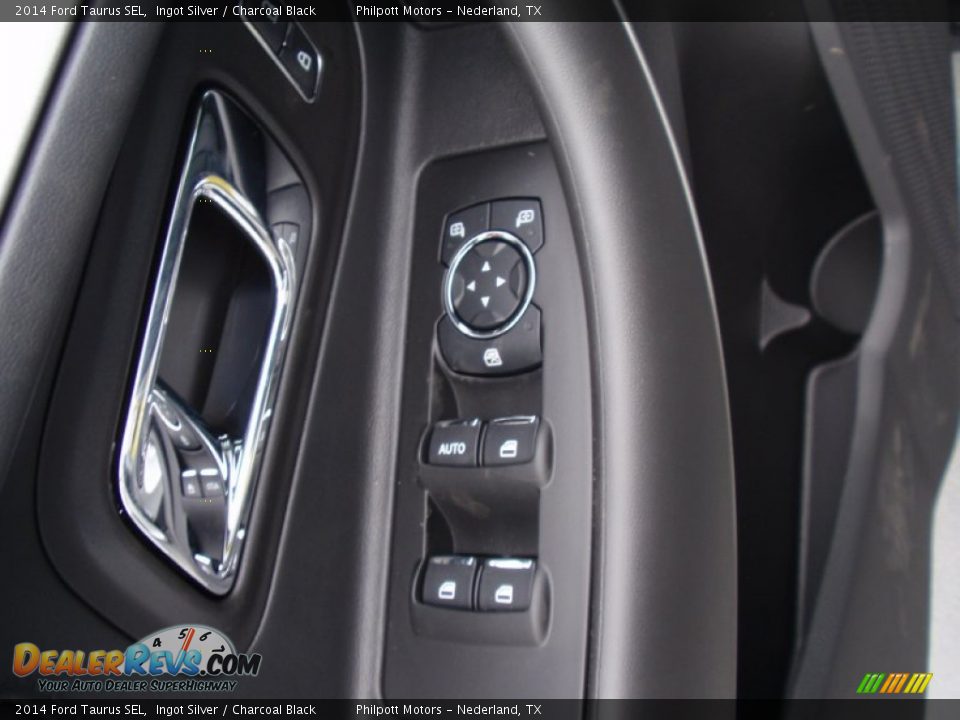 2014 Ford Taurus SEL Ingot Silver / Charcoal Black Photo #24