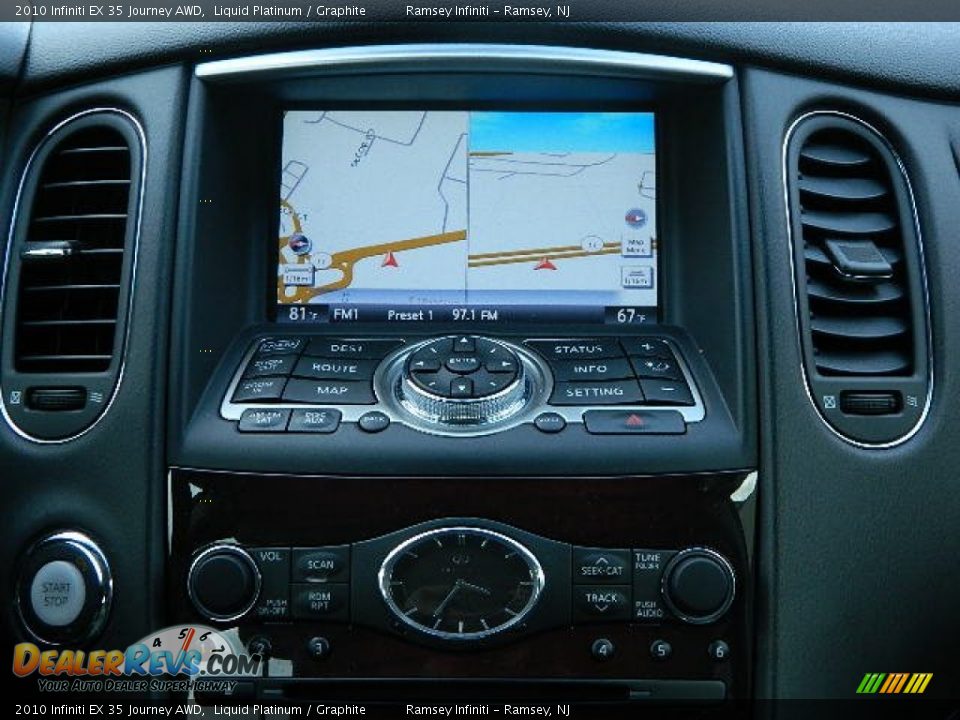 2010 Infiniti EX 35 Journey AWD Liquid Platinum / Graphite Photo #15
