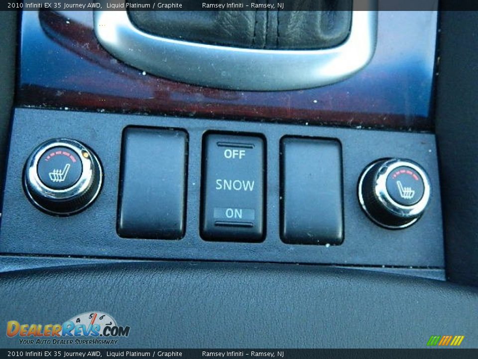 2010 Infiniti EX 35 Journey AWD Liquid Platinum / Graphite Photo #18