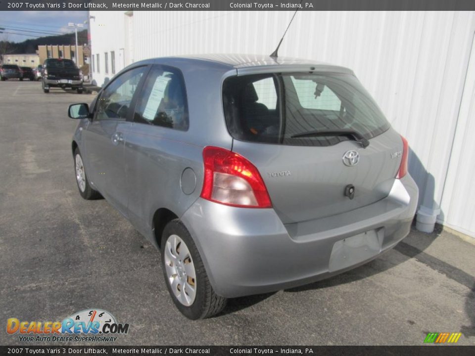 2007 Toyota Yaris 3 Door Liftback Meteorite Metallic / Dark Charcoal Photo #4