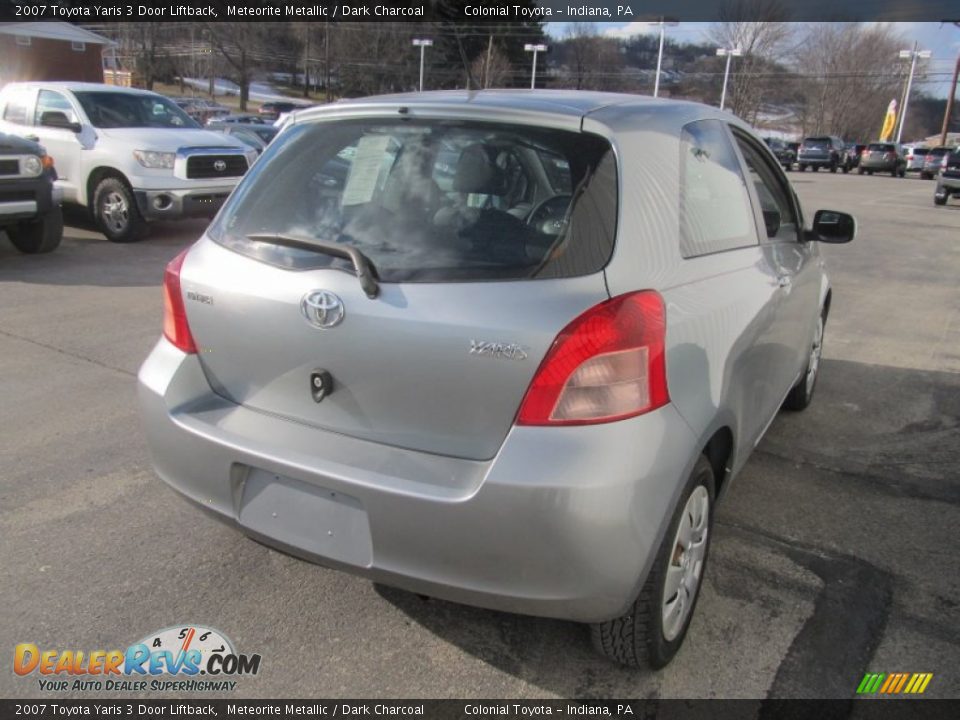 2007 Toyota Yaris 3 Door Liftback Meteorite Metallic / Dark Charcoal Photo #6