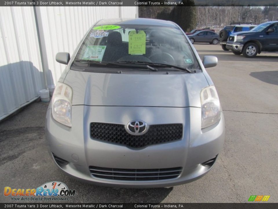 2007 Toyota Yaris 3 Door Liftback Meteorite Metallic / Dark Charcoal Photo #8