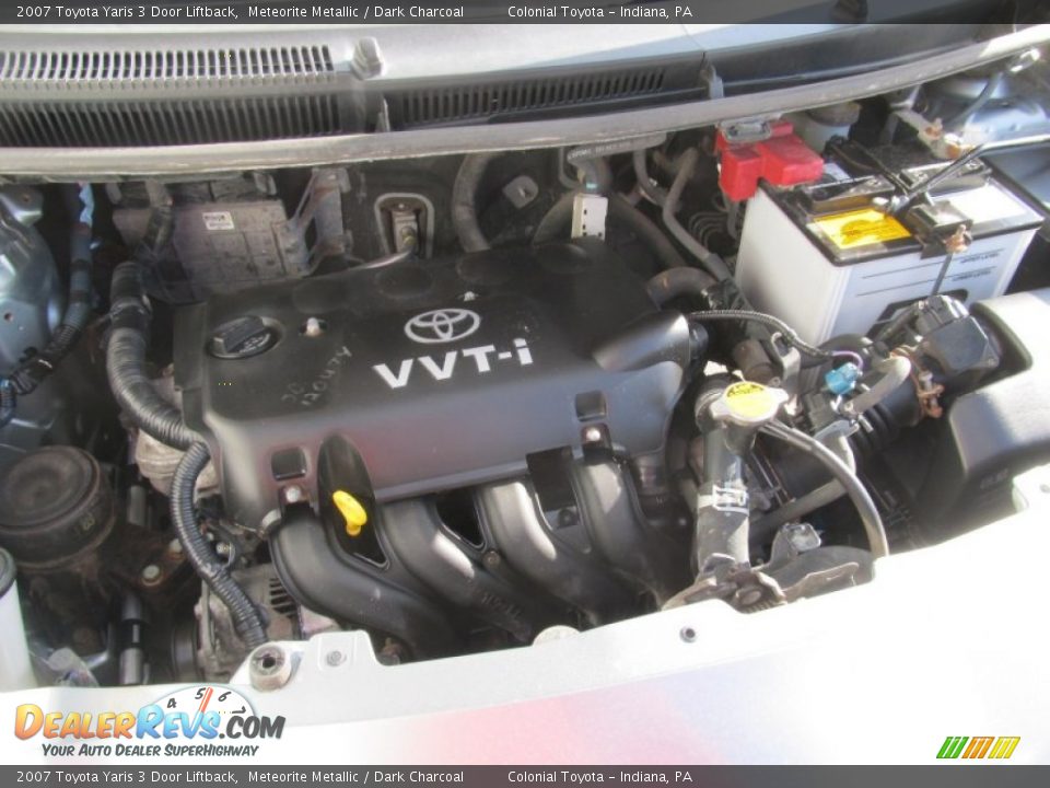 2007 Toyota Yaris 3 Door Liftback Meteorite Metallic / Dark Charcoal Photo #10