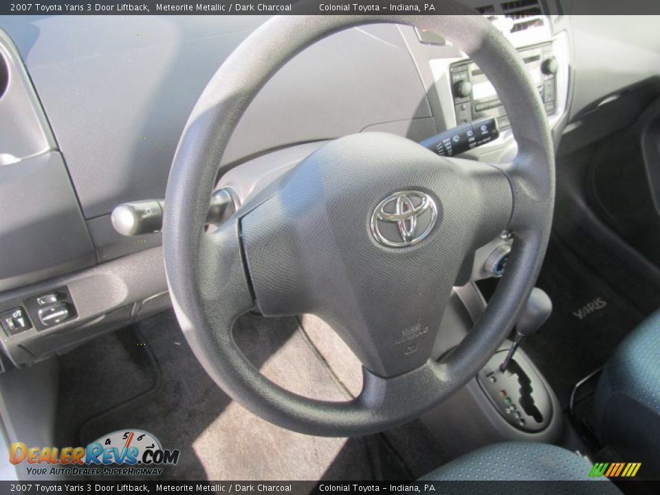 2007 Toyota Yaris 3 Door Liftback Meteorite Metallic / Dark Charcoal Photo #14