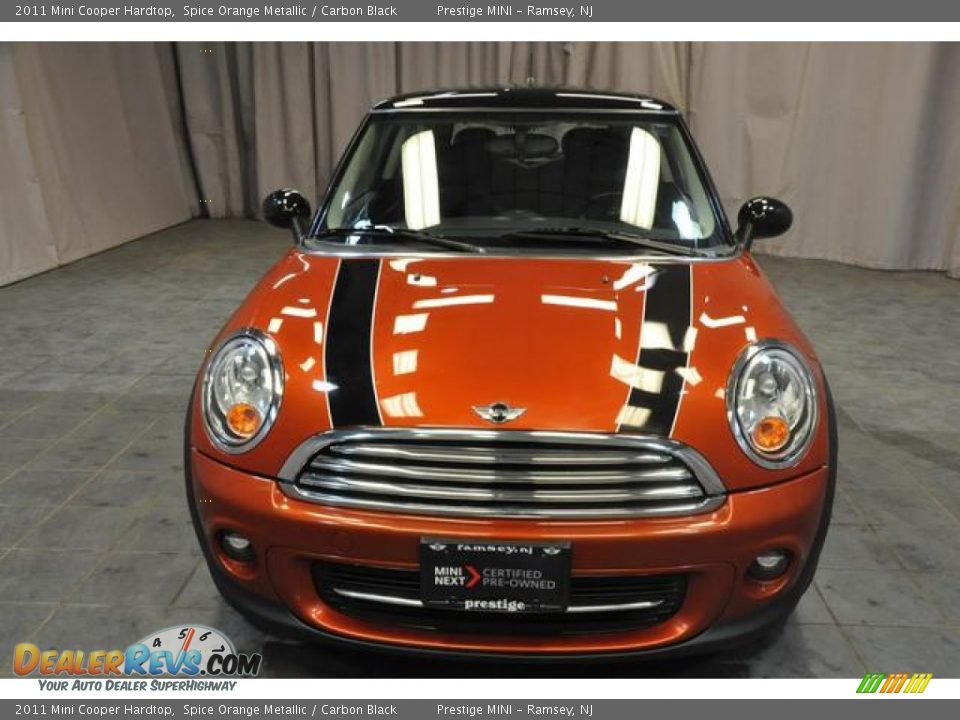 2011 Mini Cooper Hardtop Spice Orange Metallic / Carbon Black Photo #3