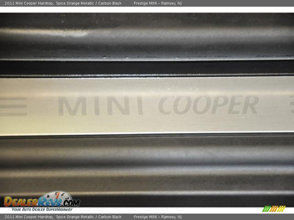 2011 Mini Cooper Hardtop Spice Orange Metallic / Carbon Black Photo #8