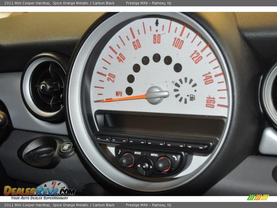 2011 Mini Cooper Hardtop Spice Orange Metallic / Carbon Black Photo #12