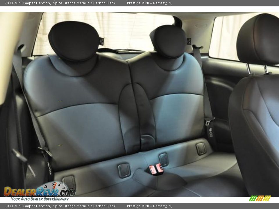 2011 Mini Cooper Hardtop Spice Orange Metallic / Carbon Black Photo #14