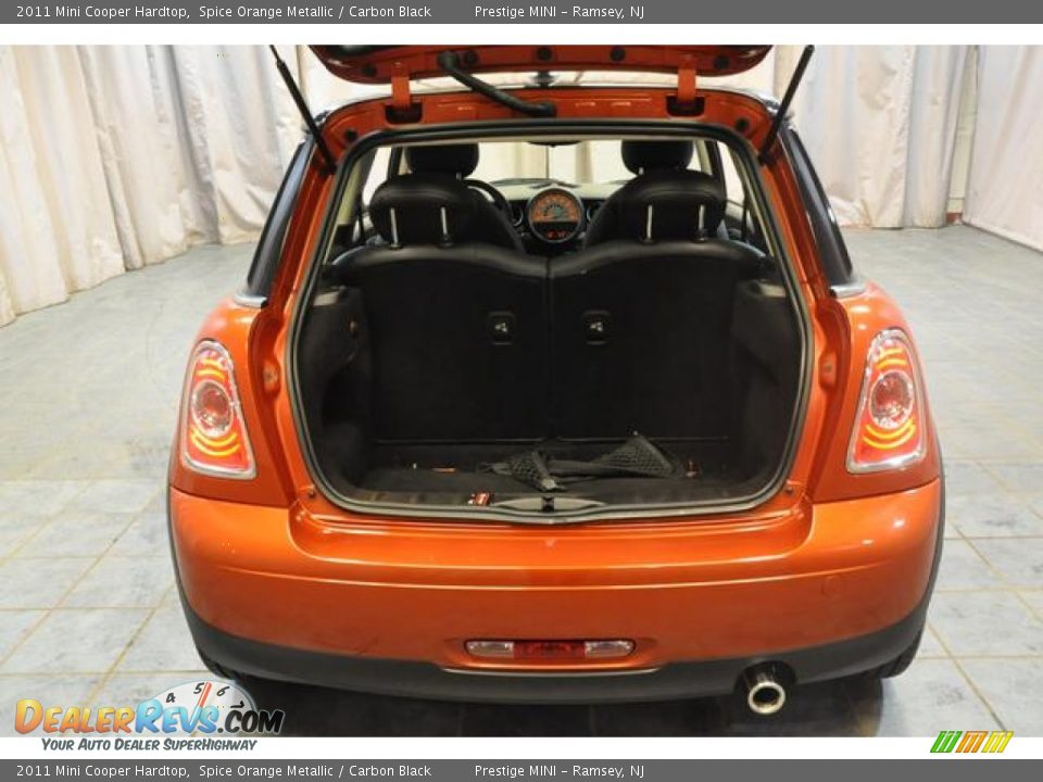 2011 Mini Cooper Hardtop Spice Orange Metallic / Carbon Black Photo #20