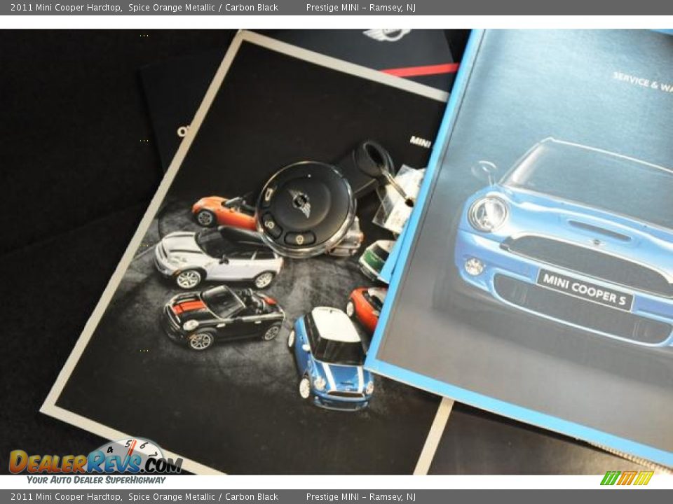 2011 Mini Cooper Hardtop Spice Orange Metallic / Carbon Black Photo #33