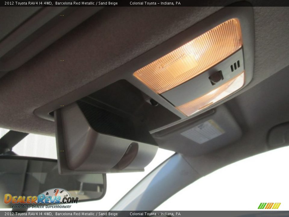 2012 Toyota RAV4 I4 4WD Barcelona Red Metallic / Sand Beige Photo #18