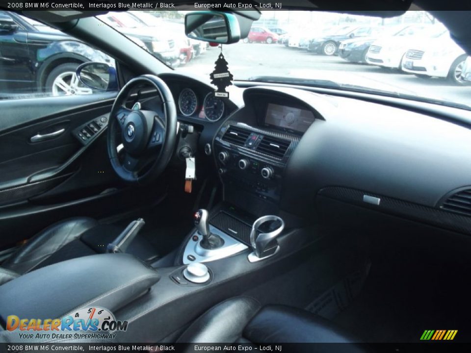 2008 BMW M6 Convertible Interlagos Blue Metallic / Black Photo #11