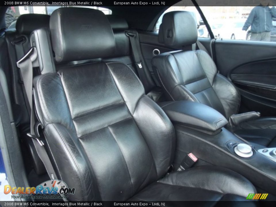 2008 BMW M6 Convertible Interlagos Blue Metallic / Black Photo #12