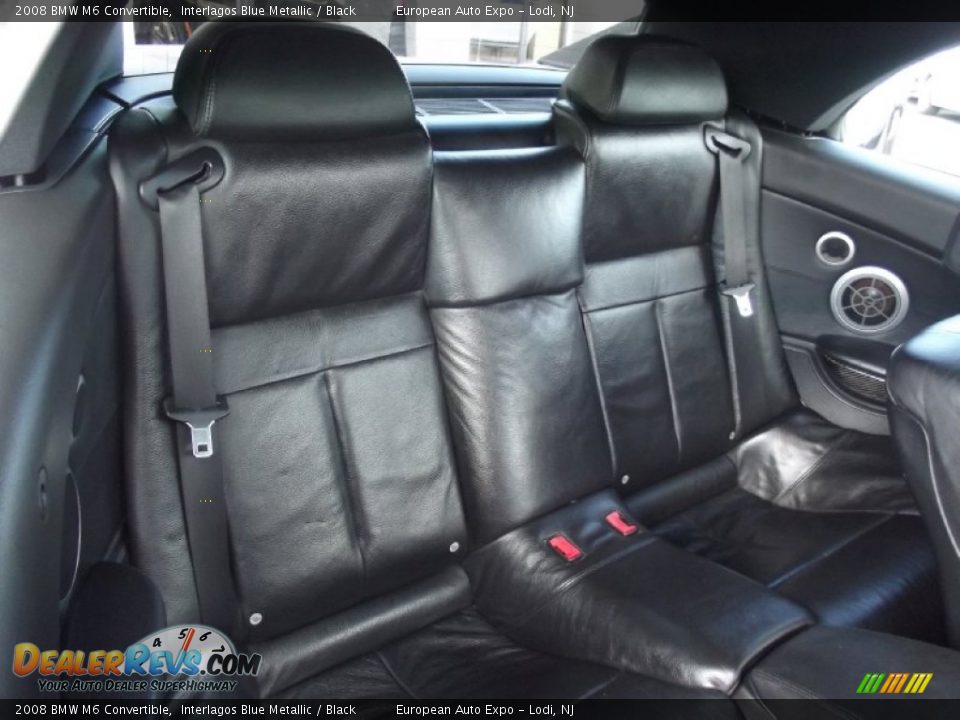 2008 BMW M6 Convertible Interlagos Blue Metallic / Black Photo #13